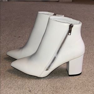 White booties